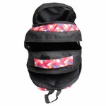 Aqsa ASB48 Designer School Bag (Black Pink)